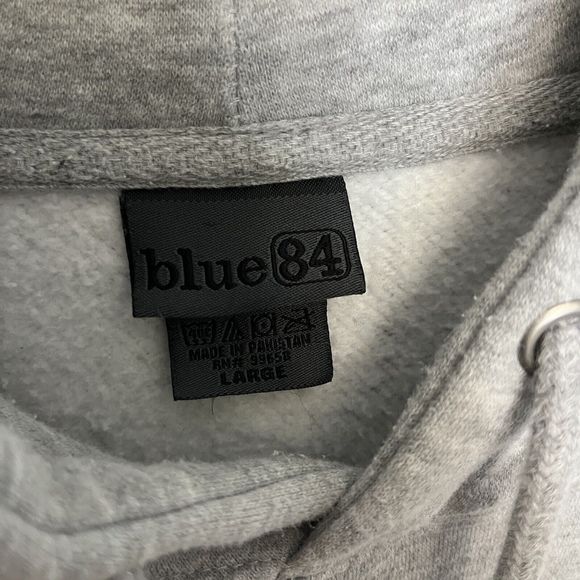 Deer Valley Avalanche Rescue Dogs Search Team Hoodie Pullover Blue 84 Large VGC - Picture 4 of 8